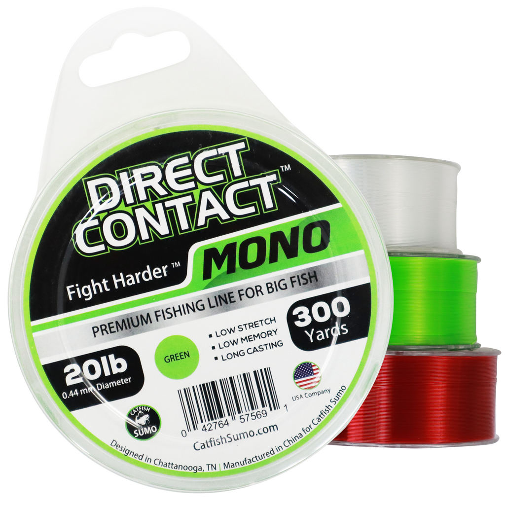 Direct Contact™ Premium Fishing Line for Big Fish, Mono, 300 Yard Spool