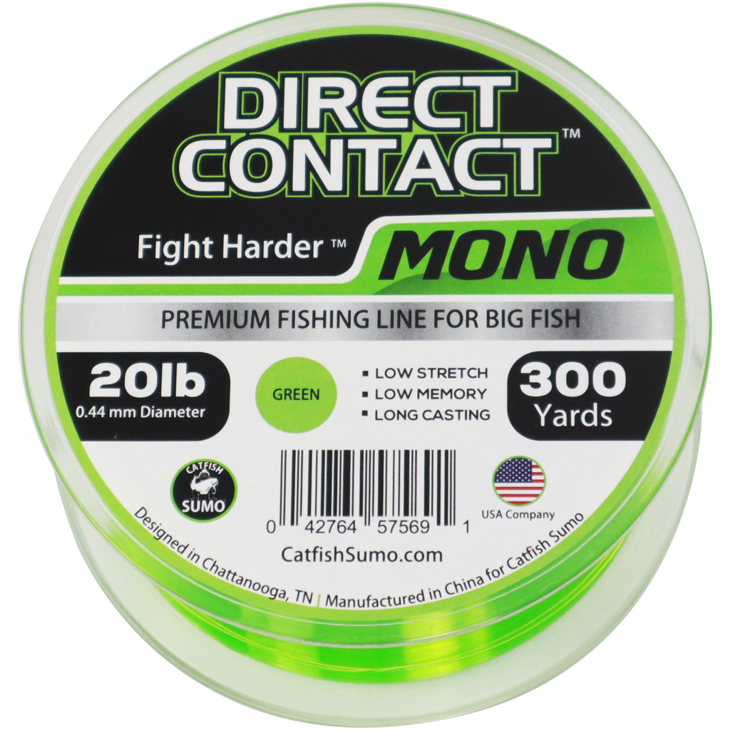 Direct Contact™ Premium Fishing Line for Big Fish, Mono, 300 Yard Spool