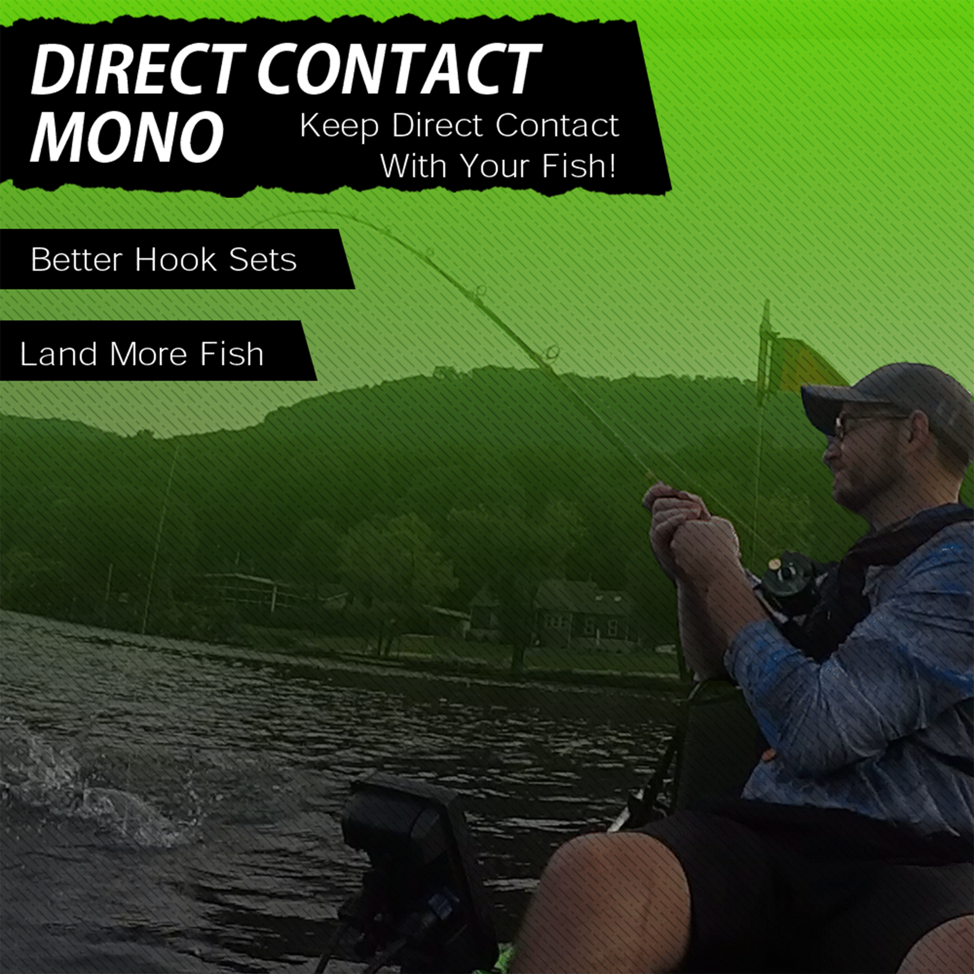 Fish-Field Mono Fishing Line - Thin & Strong
