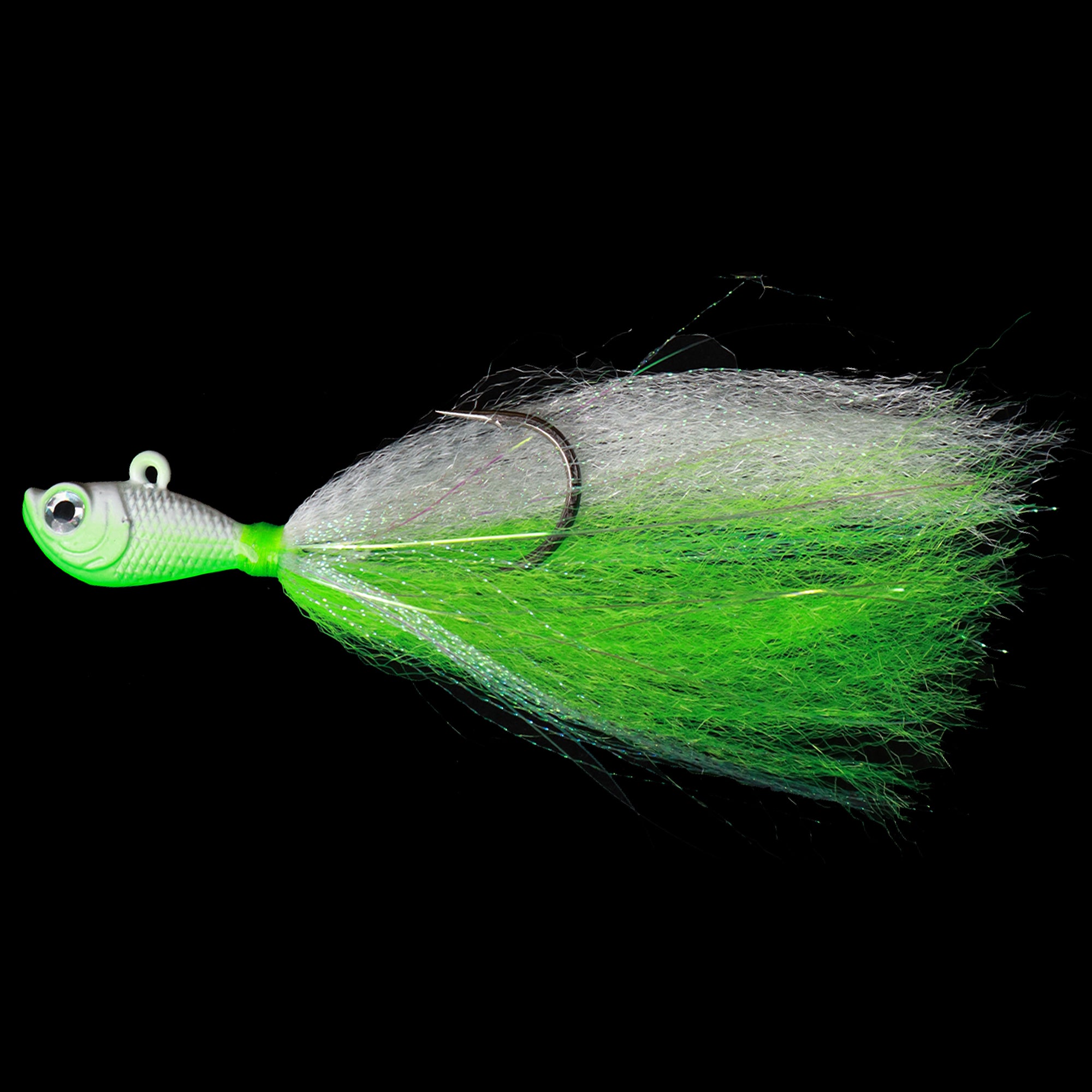 Bait Stalker Jigs: Artificial Lures for Catching Catfish, 3-Pack, Green Crappie / 1 oz