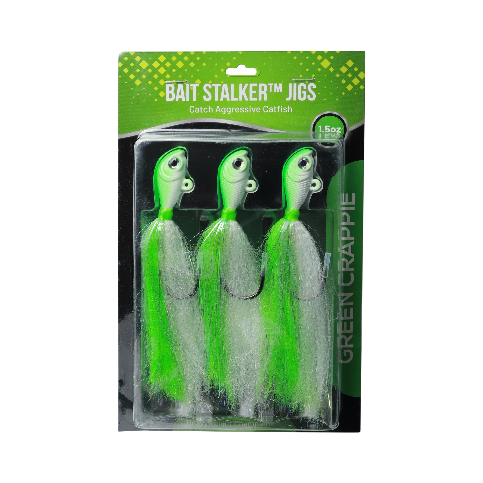 Bait Stalker Jigs: Artificial Lures for Catching Catfish, 3-Pack