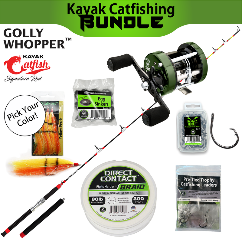 Kayak Catfishing Bundle: Catching Gollywhoppers from a Kayak