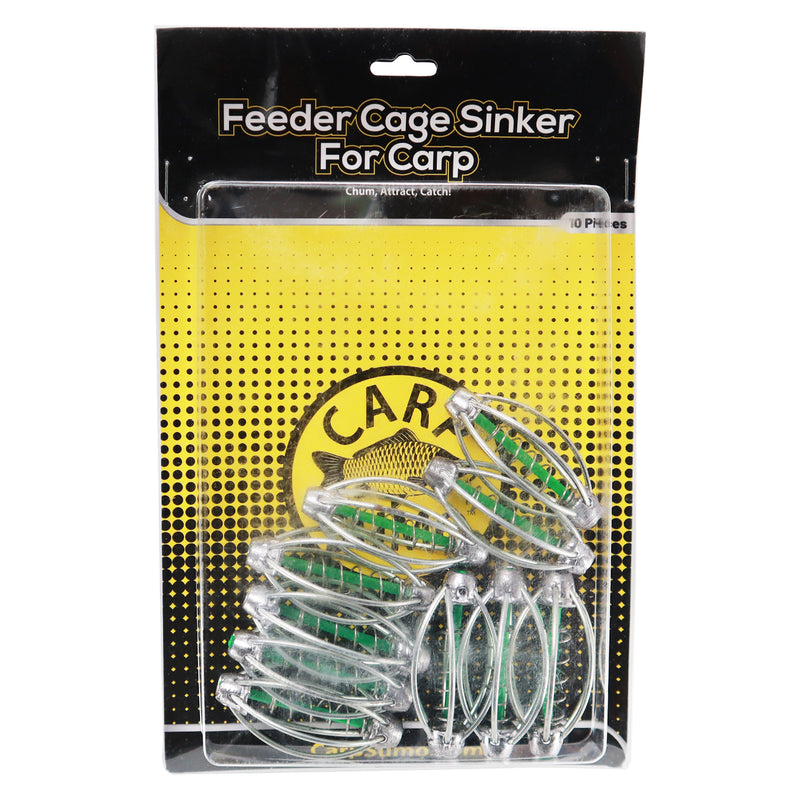 Feeder Cage Sinkers for Carp (0.7 oz, 10ct)
