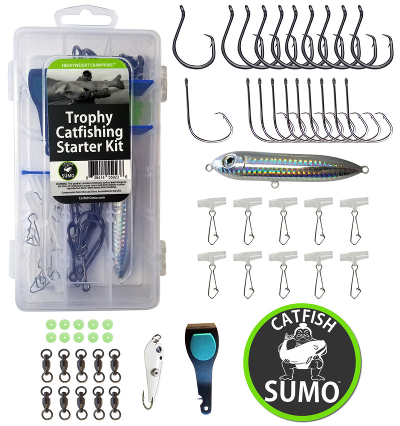 Trophy Catfishing Tackle - Line Floats, Circle Hooks, Rattles, Sinkers, and  more! – Catfish Sumo