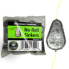 No-Roll Sinker, Premium with Line-Protecting Inserts to Guard Against Damage, 1oz (10 Pack)