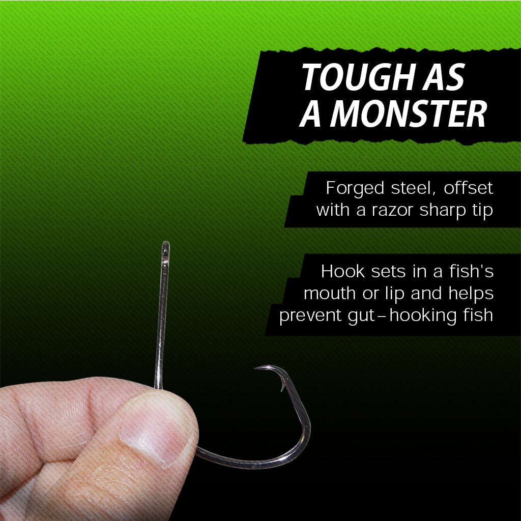 Sumo Sweeper Hooks, Circle, Khale Style, Offset 8/0 25 Pack, 56% OFF