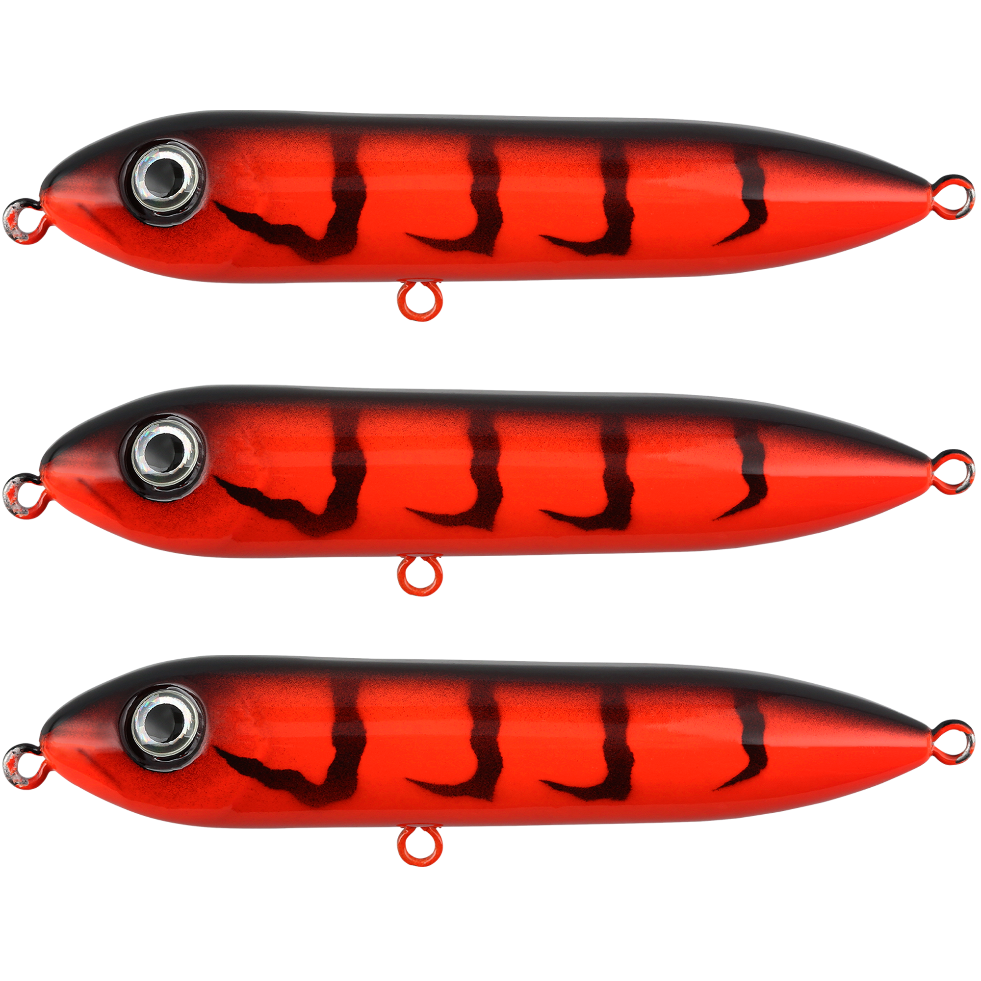 Catfish Rattling Line Float Lure for Catfishing, Demon Dragon Style Peg for Santee Rig Fishing, 4 inch (3 Pack, Demon Tiger)