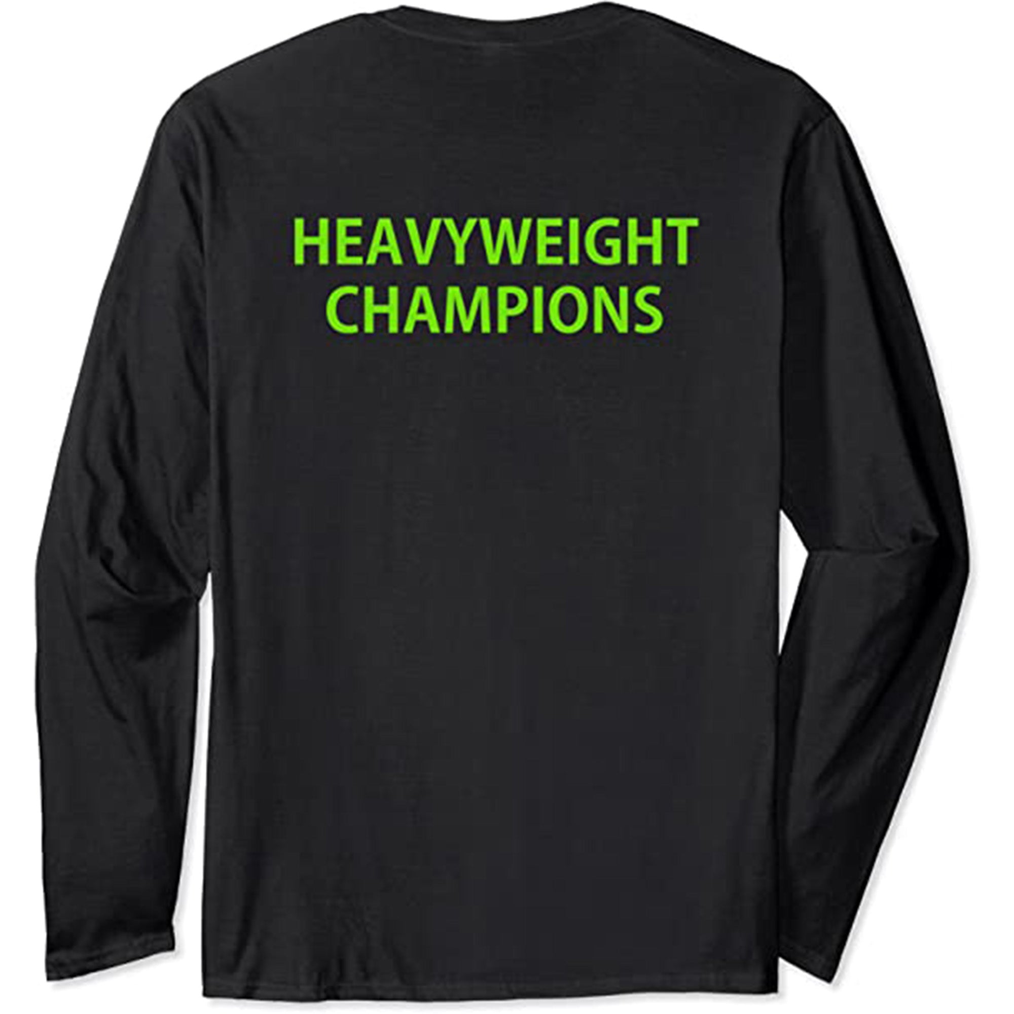Catfish Sumo Long-Sleeve Tshirt - Heavyweight Champions™ Front & Back