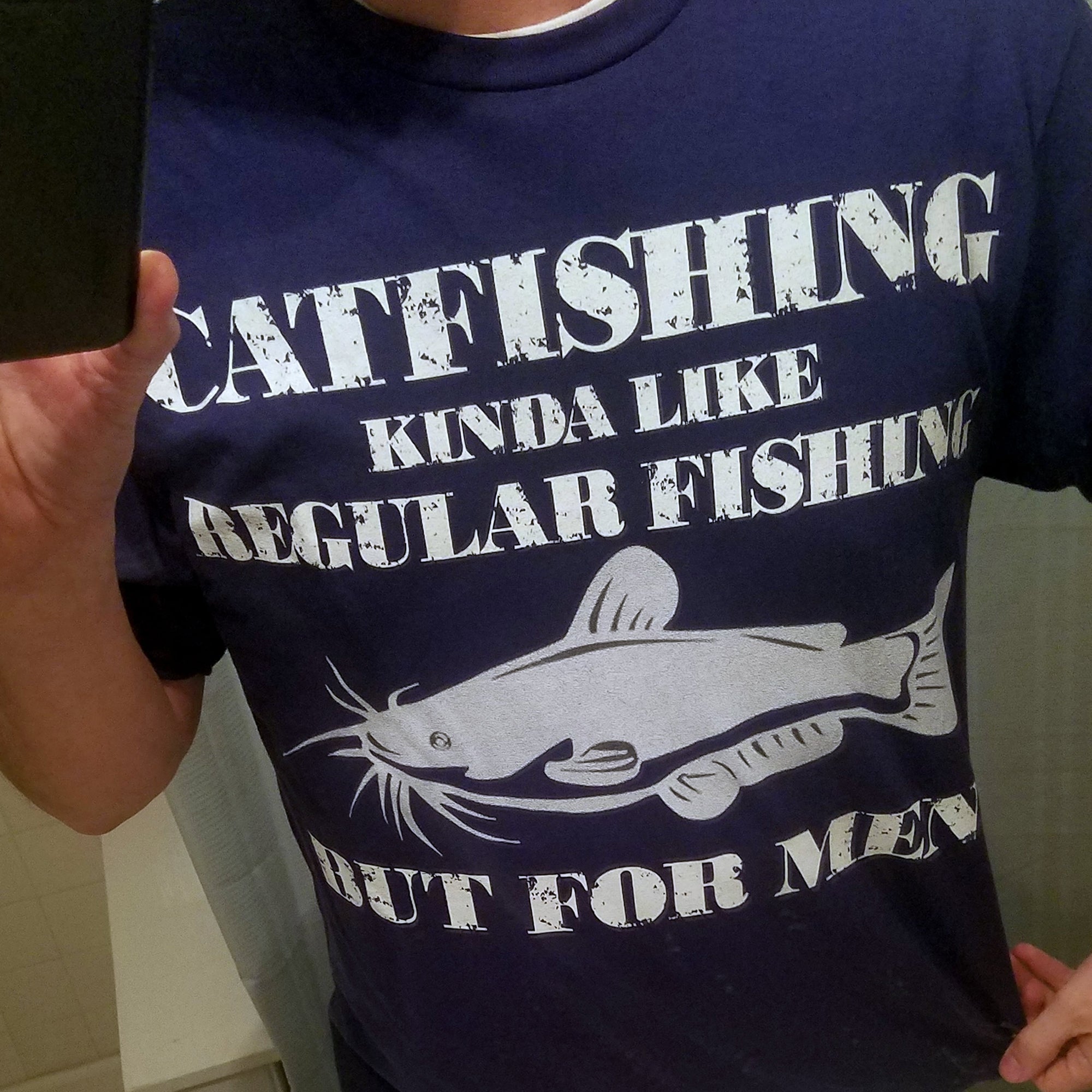 Funny Flathead Catfish Fishing Freshwater Fish Graphic T-Shirt